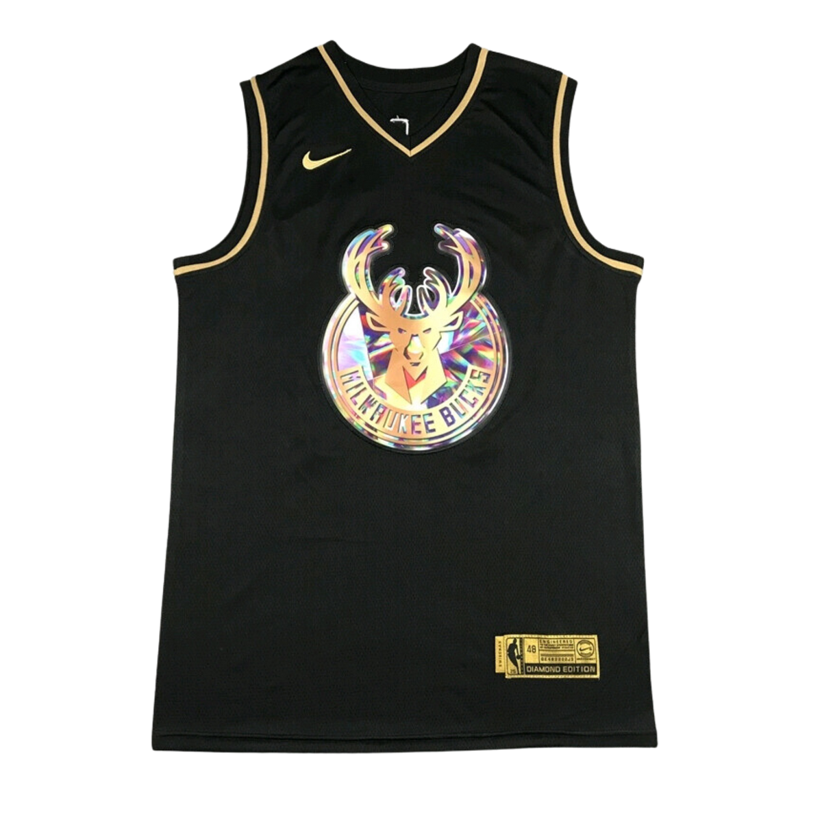 Jersey Milwaukee Bucks Edition Black Gold