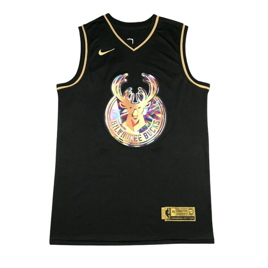 Milwaukee Bucks Edition Black Gold Jersey