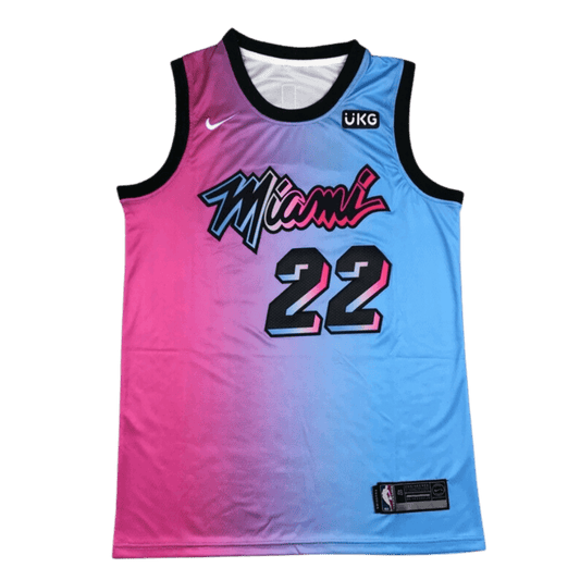 Jersey Miami Heat 2018-19 Earned Uniform Rosa-Azul
