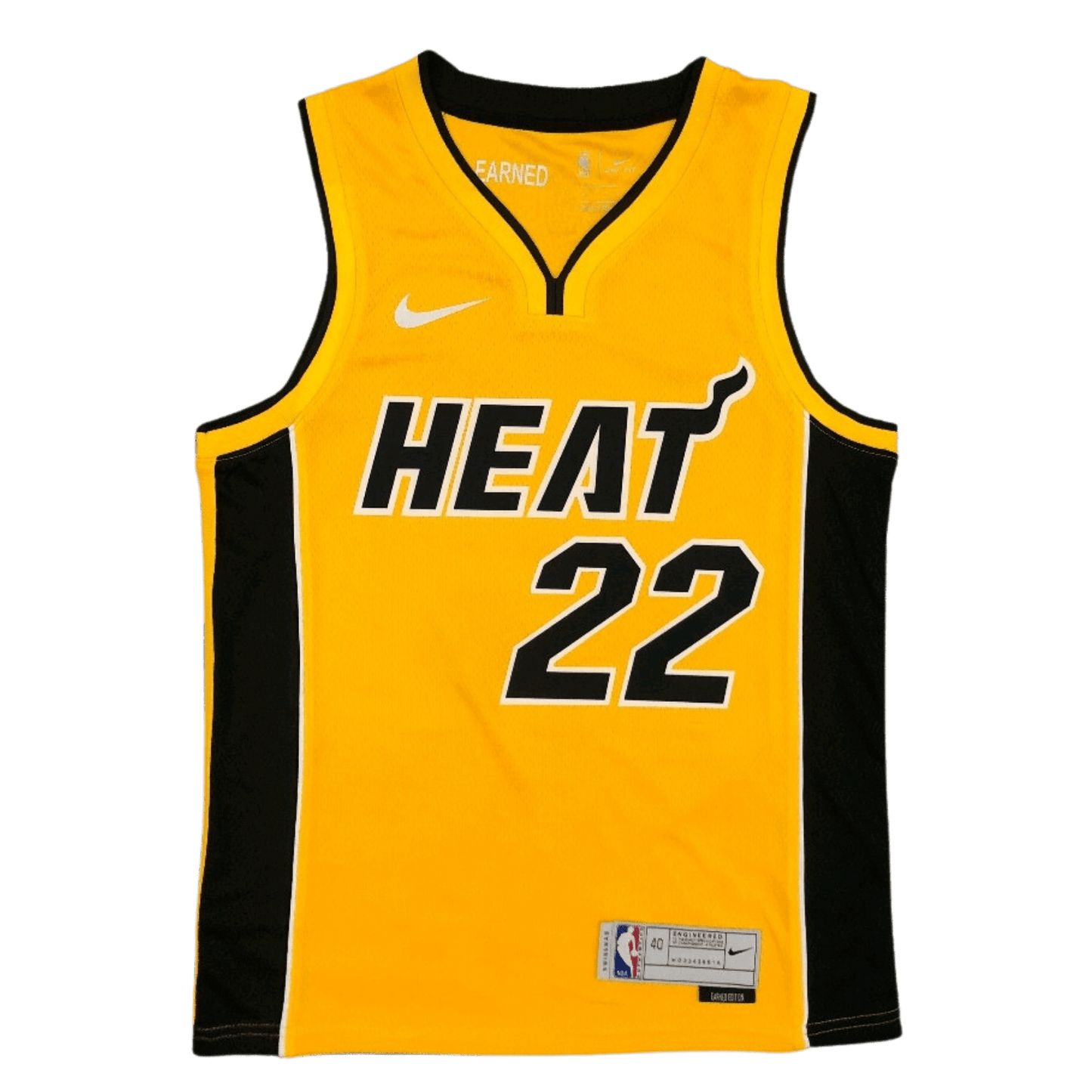 Miami Heat Jersey 2020-21 Earned Uniform Yellow