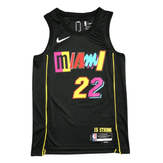 Jersey Miami Heat 2021-22 City Uniform Color Negra