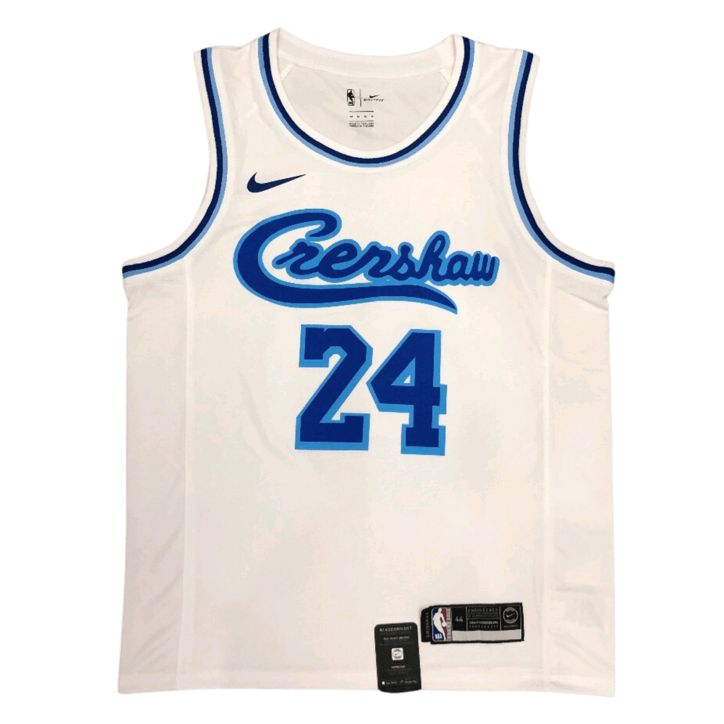 NBA LA Lakers 2020 Cranview Edition White LeBron James Swingman Jersey