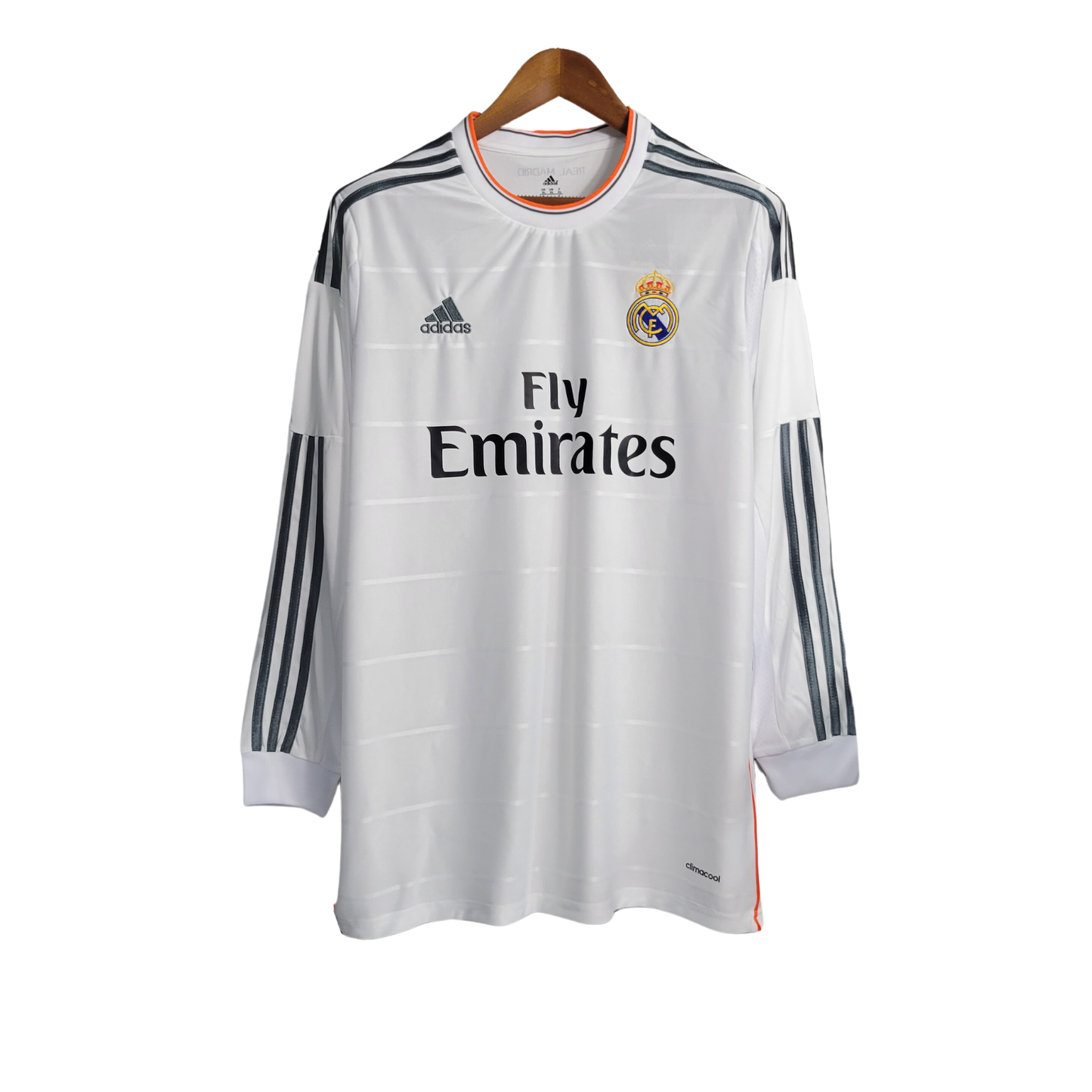 Uniforme real madrid manga larga sale