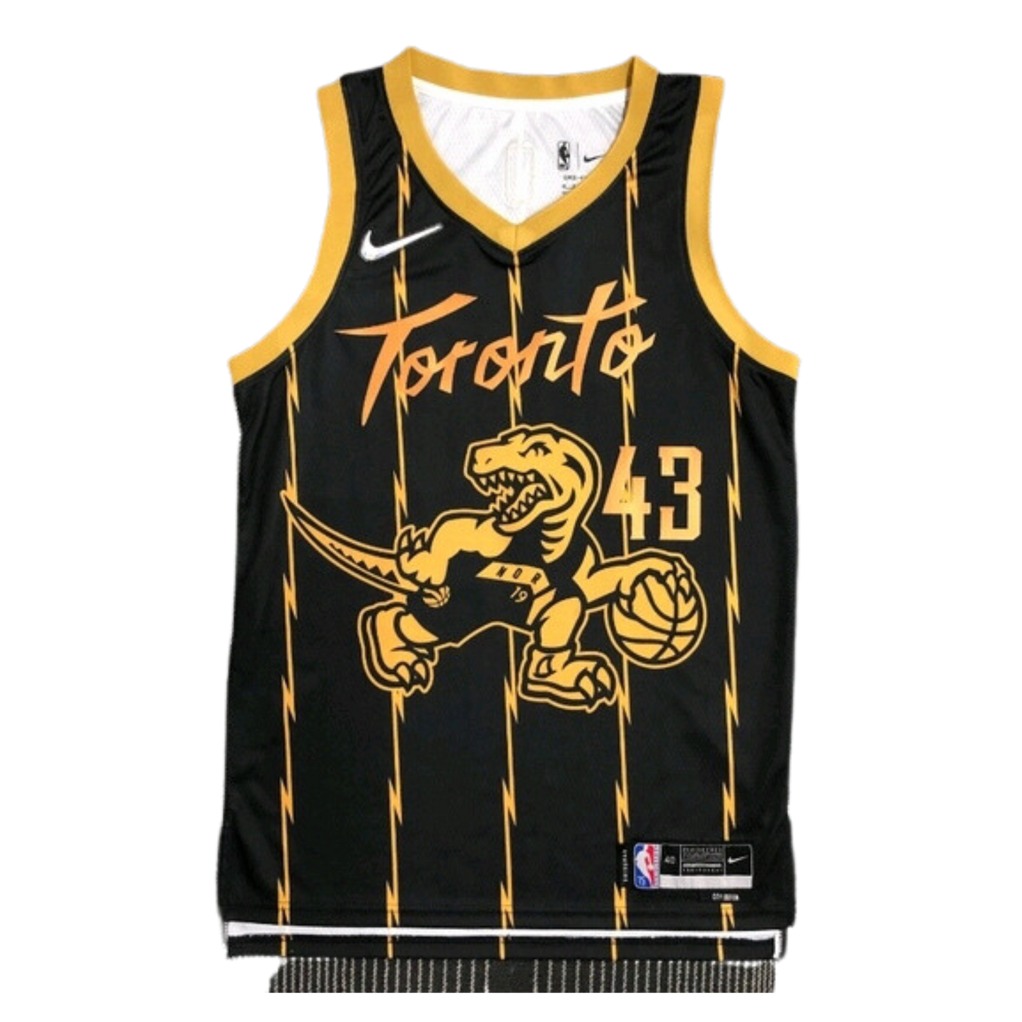 Jersey Toronto Raptors 2021-22 City Uniform Color Negro