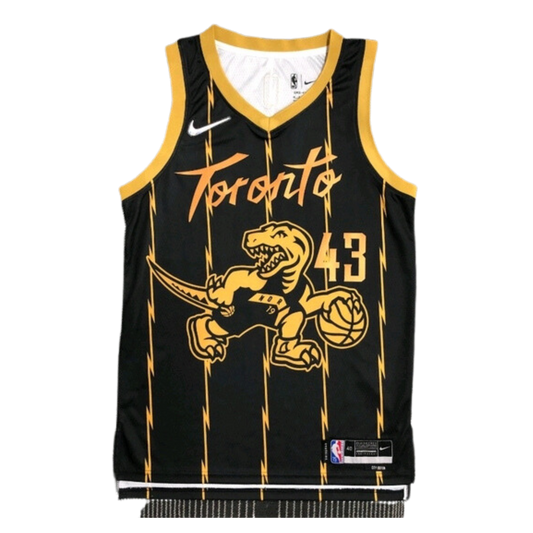 Jersey Toronto Raptors 2021-22 City Uniform Color Negro